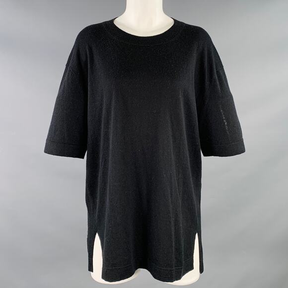 JARBO Tops - JARBO 2 Silk Cashmere Jersey Short Sleeve Crew Neck Oversized T-shirt Casual Top